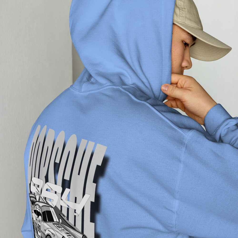 Porsche 964 Light Blue Hoodie Unisex