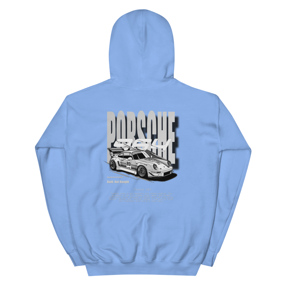 Porsche 964 Light Blue Hoodie Unisex