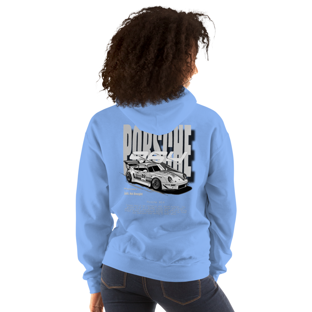 Porsche 964 Light Blue Hoodie Unisex